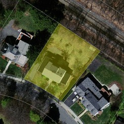 155 Dorset Rd, Newton, MA 02468 aerial view