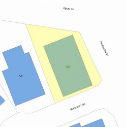 3 Thornton St, Newton, MA 02458 plot plan