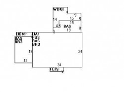 25 Avondale Rd, Newton, MA 02459 floor plan