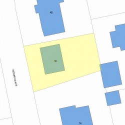 56 Kenwood Ave, Newton, MA 02459 plot plan