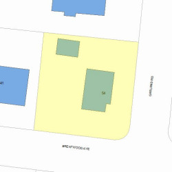 54 Garland Rd, Newton, MA 02459 plot plan