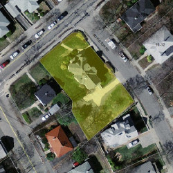1624 Centre St, Newton, MA 02461 aerial view
