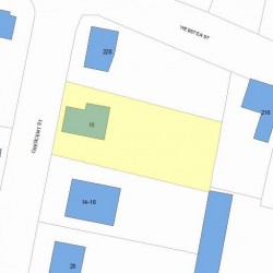 10 Crescent St, Newton, MA 02465 plot plan