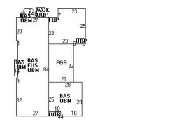104 Adams Ave, Newton, MA 02465 floor plan