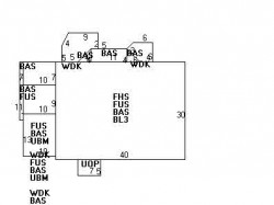 441 Ward St, Newton, MA 02459 floor plan