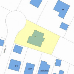 15 Pamela Ct, Newton, MA 02466 plot plan