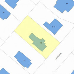 15 Knowles St, Newton, MA 02459 plot plan