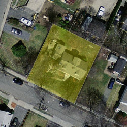 55 Grant St, Newton, MA 02465 aerial view