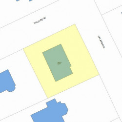 237 Upland Ave, Newton, MA 02461 plot plan