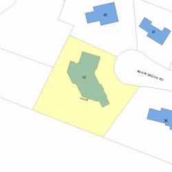 48 Bonnybrook Rd, Newton, MA 02468 plot plan