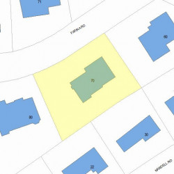 70 Farina Rd, Newton, MA 02459 plot plan
