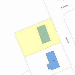 22 Ober Rd, Newton, MA 02459 plot plan