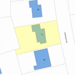 52 Ferncroft Rd, Newton, MA 02468 plot plan