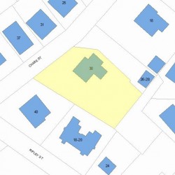 30 Chase St, Newton, MA 02459 plot plan