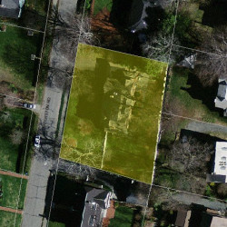 34 Waterston Rd, Newton, MA 02458 aerial view