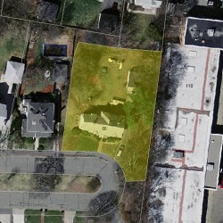 86 Prescott St, Newton, MA 02460 aerial view