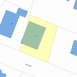 47 Page Rd, Newton, MA 02460 plot plan