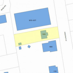 1089 Chestnut St, Newton, MA 02464 plot plan