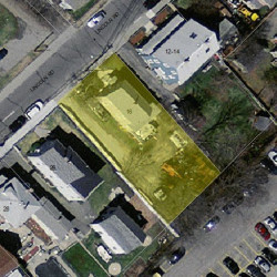 16 Lincoln Rd, Newton, MA 02458 aerial view