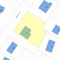 360 Central St, Newton, MA 02466 plot plan