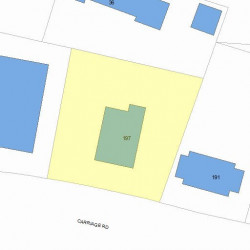 197 Commonwealth Ave, Newton, MA 02459 plot plan