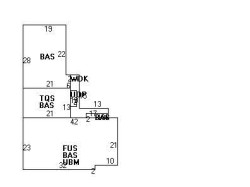 61 Dedham St, Newton, MA 02461 floor plan