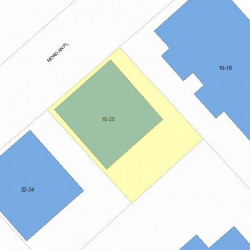 20 Morgan Pl, Newton, MA 02458 plot plan