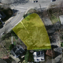 44 Grafton St, Newton, MA 02459 aerial view