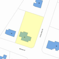 65 Stony Brae Rd, Newton, MA 02461 plot plan