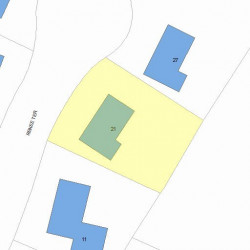 21 Renee Ter, Newton, MA 02459 plot plan