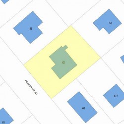 62 Pierrepont Rd, Newton, MA 02462 plot plan