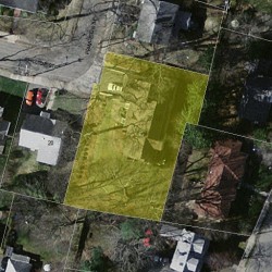 26 Princeton St, Newton, MA 02458 aerial view