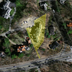 57 The Ledges Rd, Newton, MA 02459 aerial view