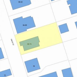 70 Dalby St, Newton, MA 02458 plot plan