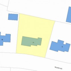 11 Truman Rd, Newton, MA 02459 plot plan