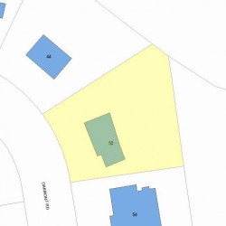 50 Oakmont Rd, Newton, MA 02459 plot plan