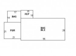 286 Dedham St, Newton, MA 02461 floor plan