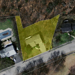 21 Arlo Rd, Newton, MA 02464 aerial view