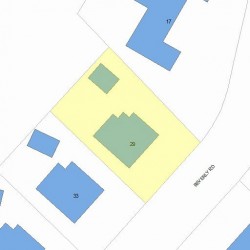 29 Beverly Rd, Newton, MA 02461 plot plan