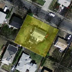 167 Adams Ave, Newton, MA 02465 aerial view