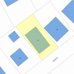37 Chase St, Newton, MA 02459 plot plan