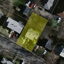 35 Whittemore Rd, Newton, MA 02458 aerial view