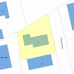 16 Richardson Rd, Newton, MA 02464 plot plan
