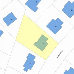 78 Fessenden St, Newton, MA 02460 plot plan