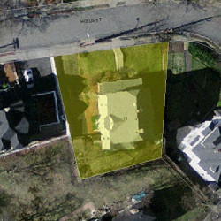 11 Hollis St, Newton, MA 02458 aerial view