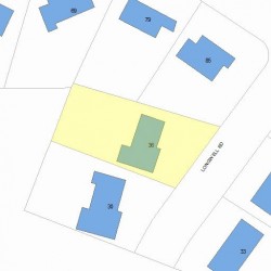 36 Longwell Rd, Newton, MA 02462 plot plan