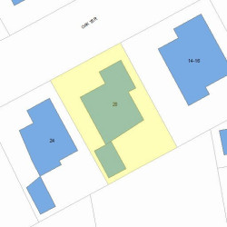 20 Oak Ter, Newton, MA 02461 plot plan