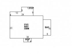 25 Furbush Ave, Newton, MA 02465 floor plan