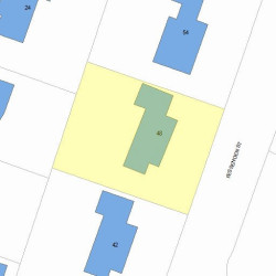 48 Fessenden St, Newton, MA 02460 plot plan