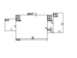 100 Lewis St, Newton, MA 02458 floor plan